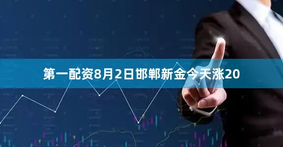 第一配资8月2日邯郸新金今天涨20